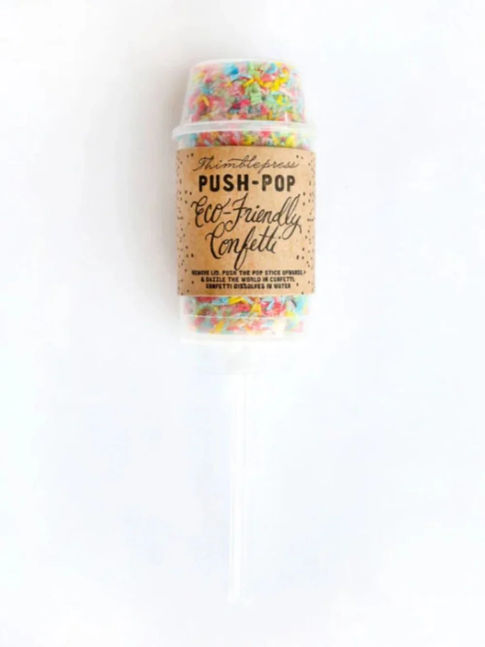 Push-pop confetti celebration birthday wedding graduation eco friendly baby